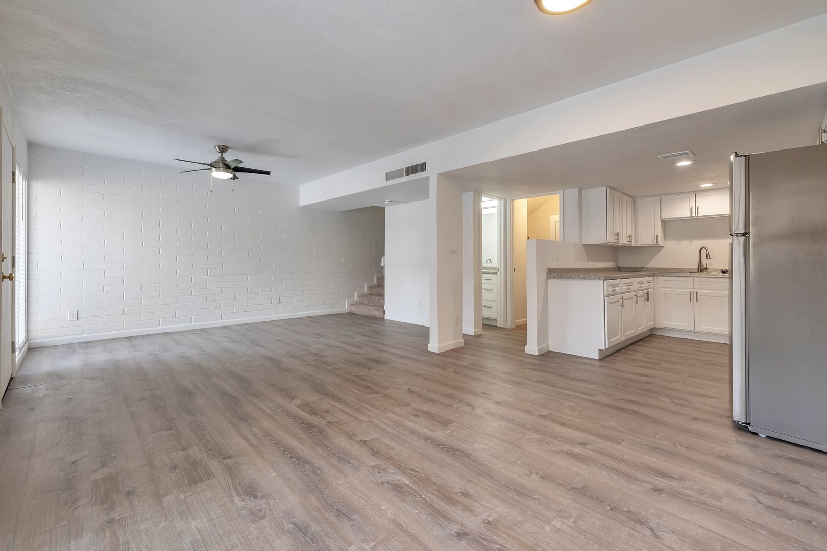 Representative unfurnished apartment interior at The Spot.