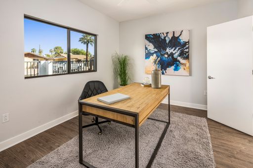 Work or study area shown — representative home at Halcyon on Cheery Lynn.