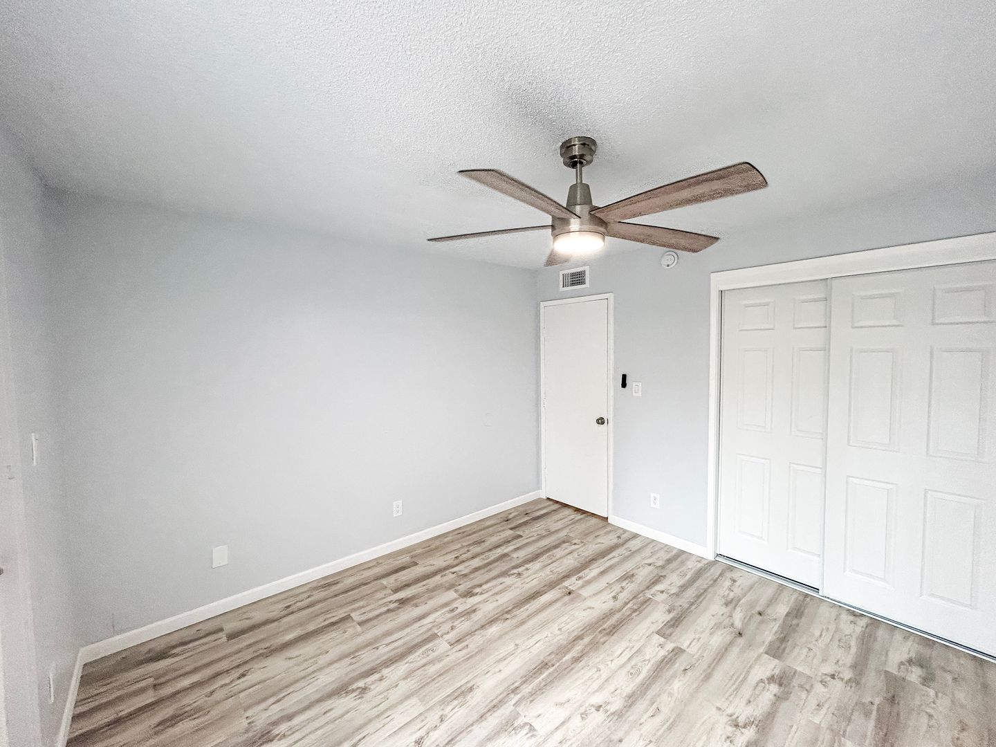 Representative unfurnished bedroom at Villa Serena.