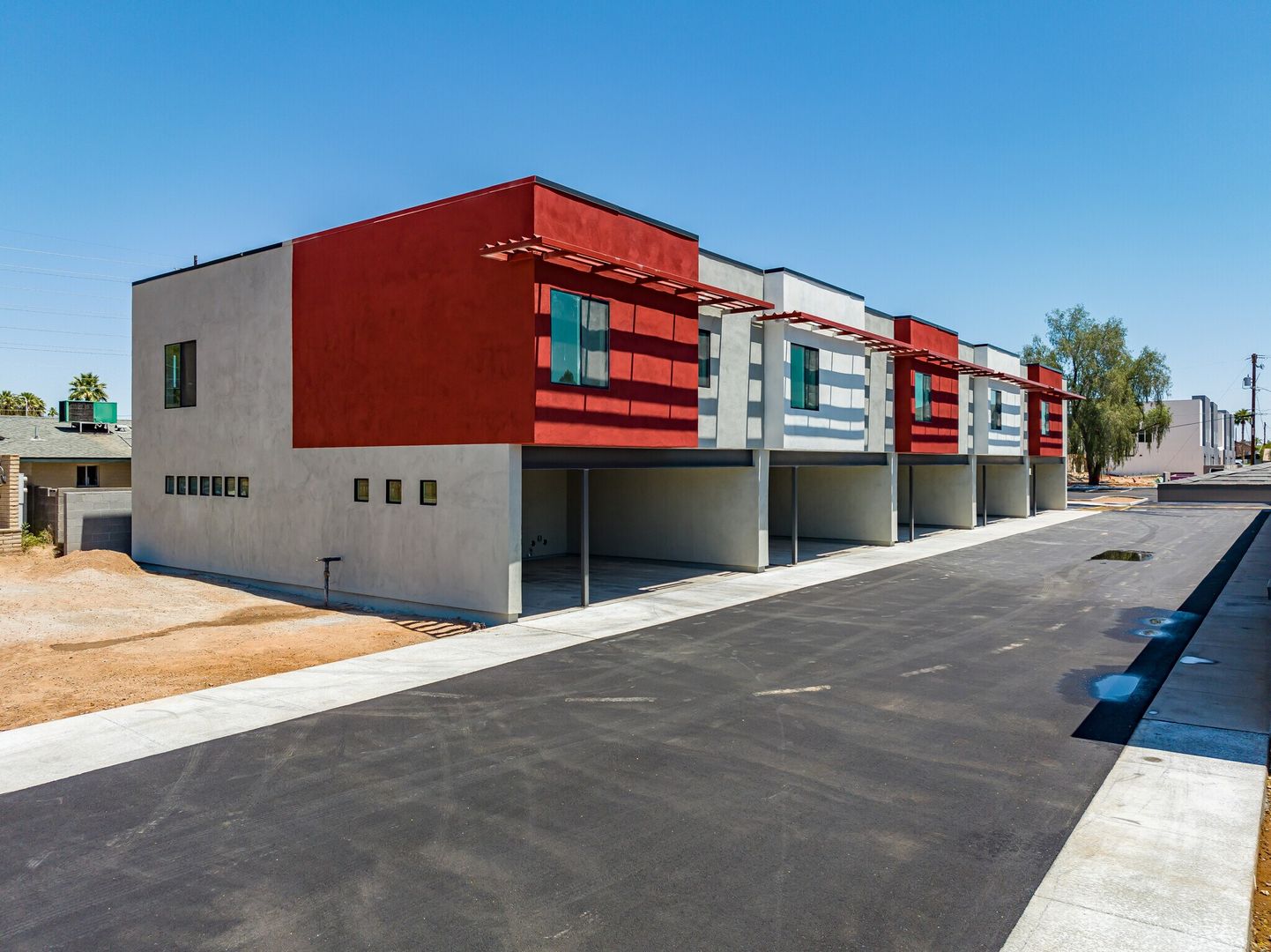 Building exterior at La Vie.