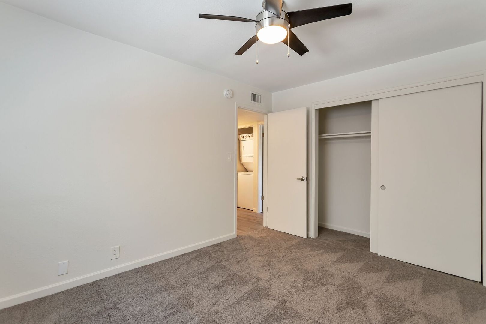 Representative unfurnished bedroom at Edge Apartments.