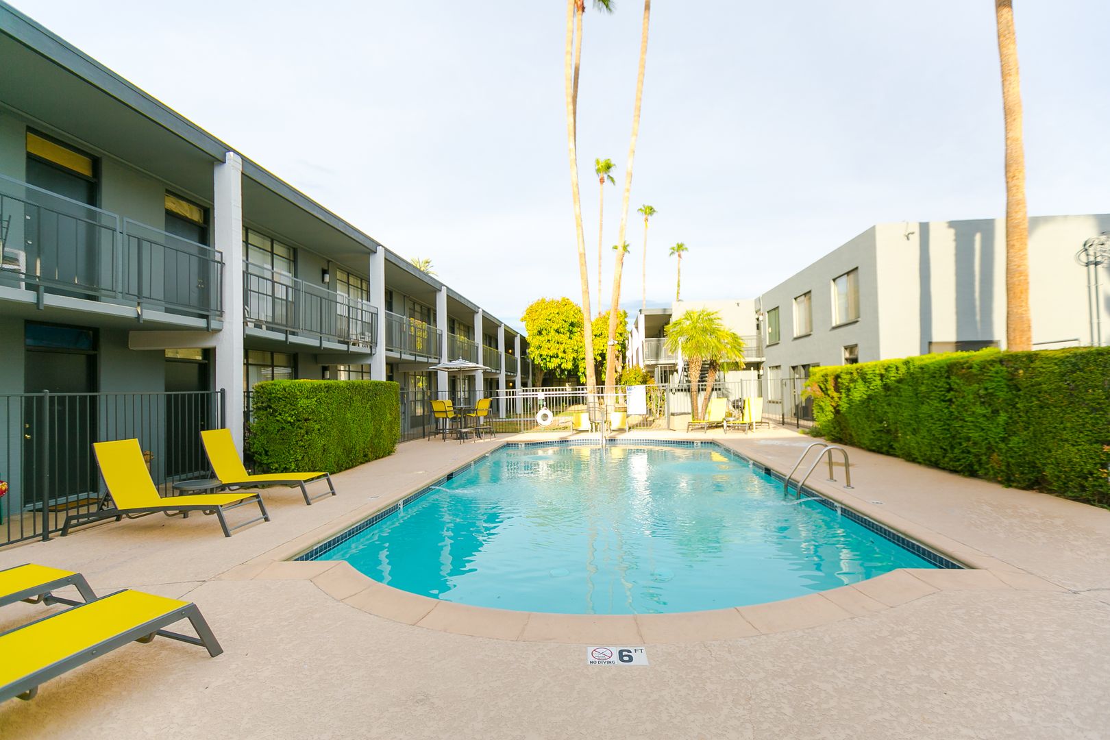 Pool and poolside area at The Marlowe.