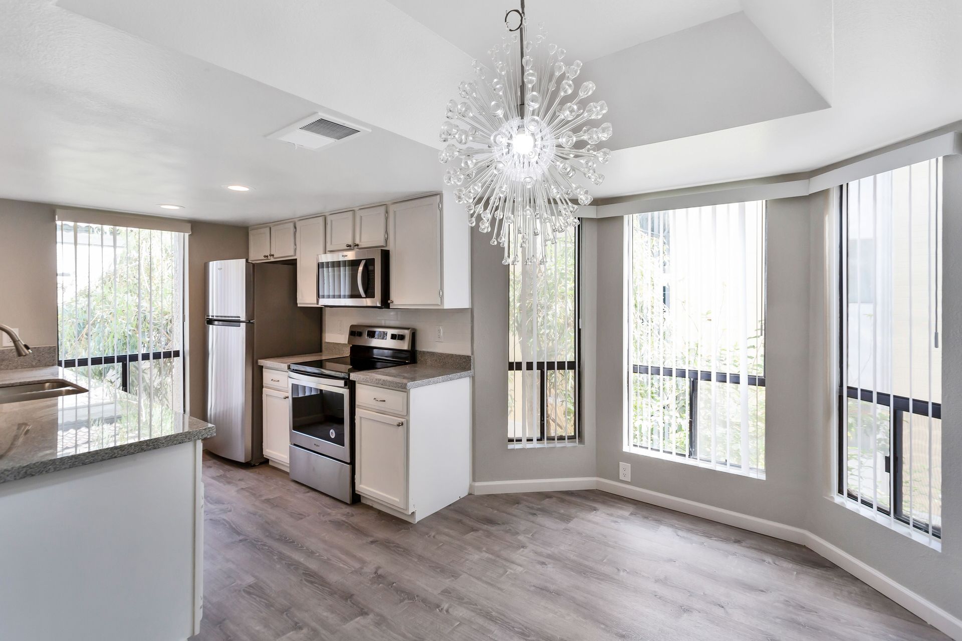 Apartment interior at Maryland Court.