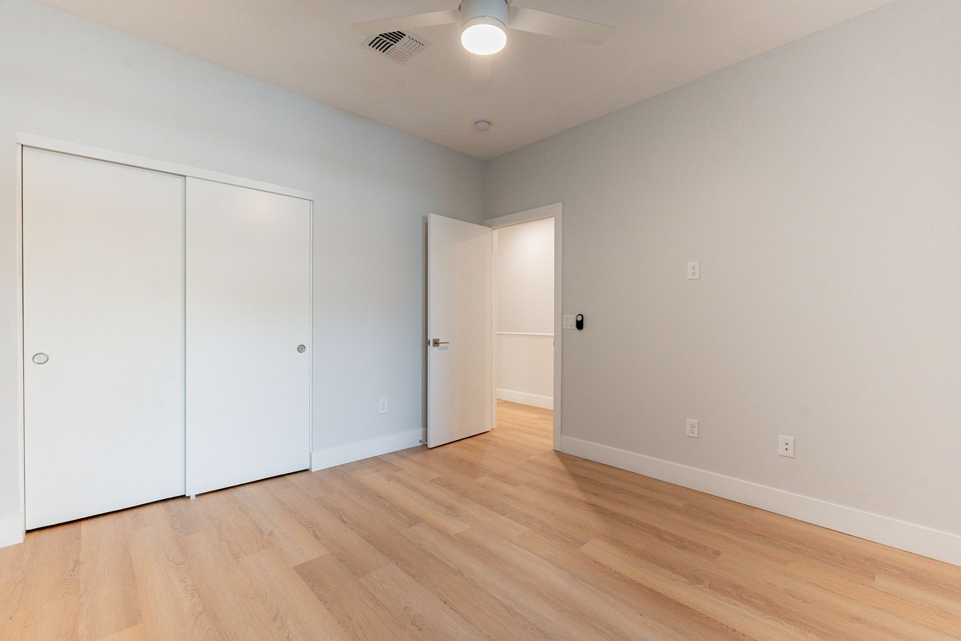 Unfurnished bedroom — representative home at Halcyon on 18th Street.
