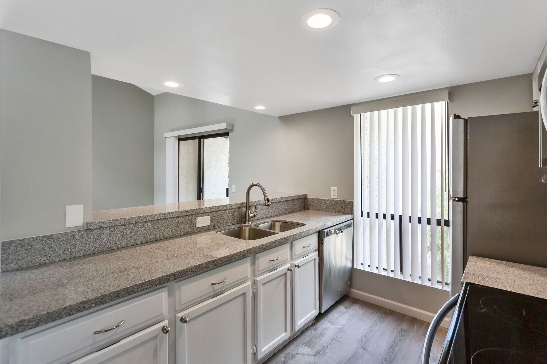 Apartment kitchen at Maryland Court.