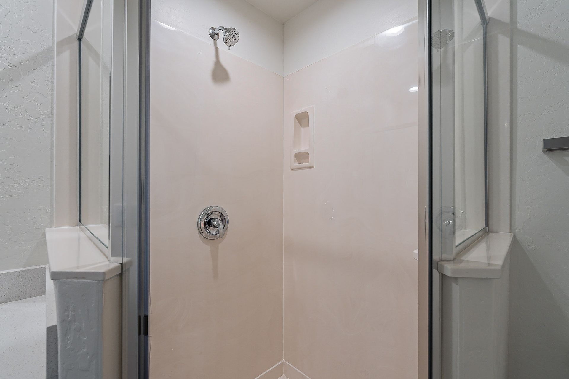Apartment bathroom — representative home at La Vie.