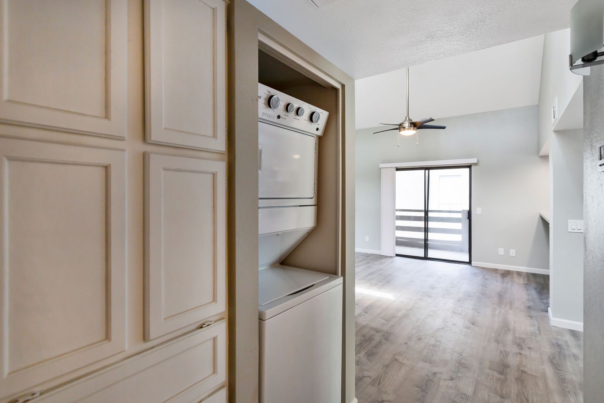 In-home laundry area at Maryland Court.