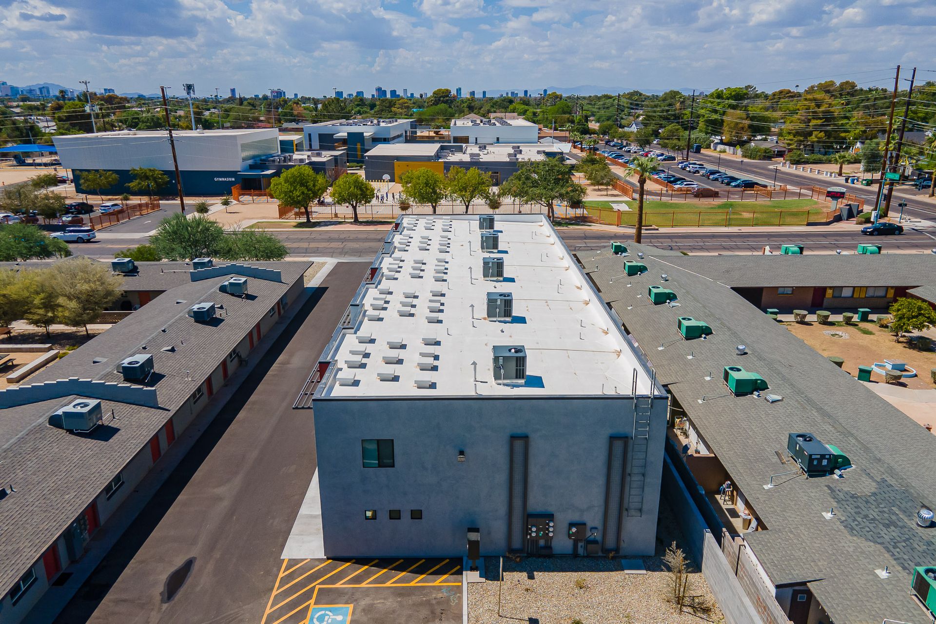 Aerial community view at La Vie.
