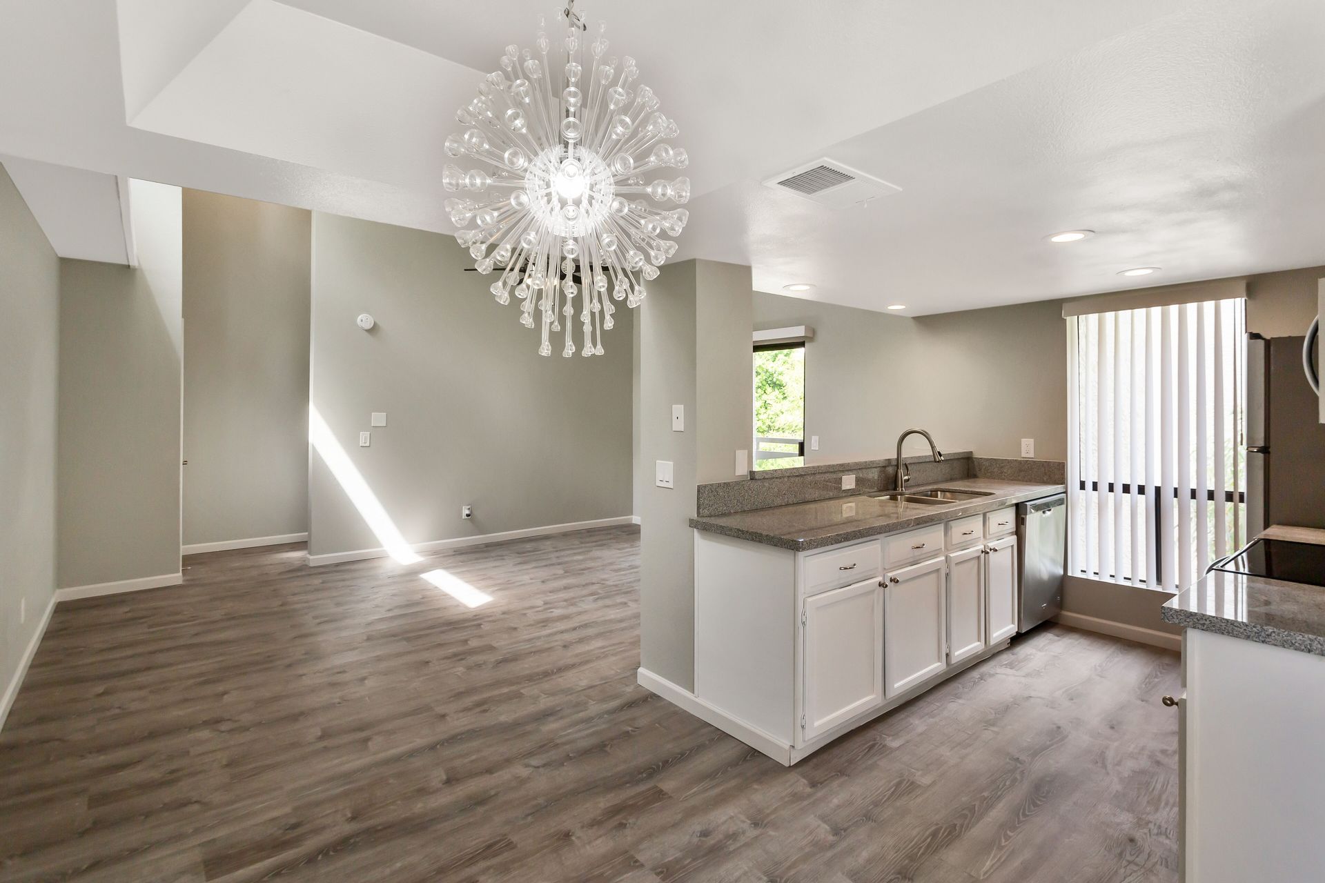 Apartment interior at Maryland Court.