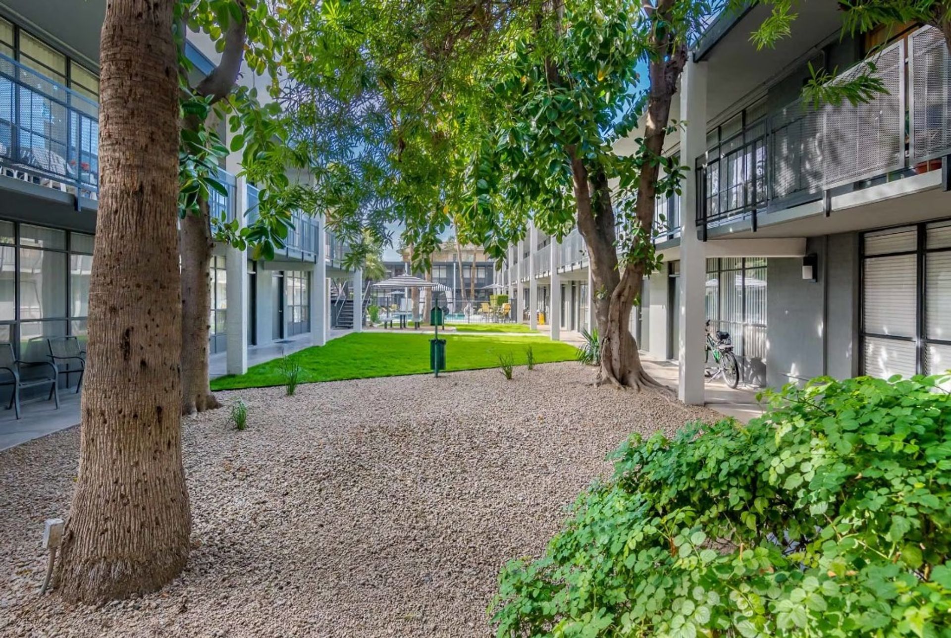 Shared outdoor space at The Marlowe.