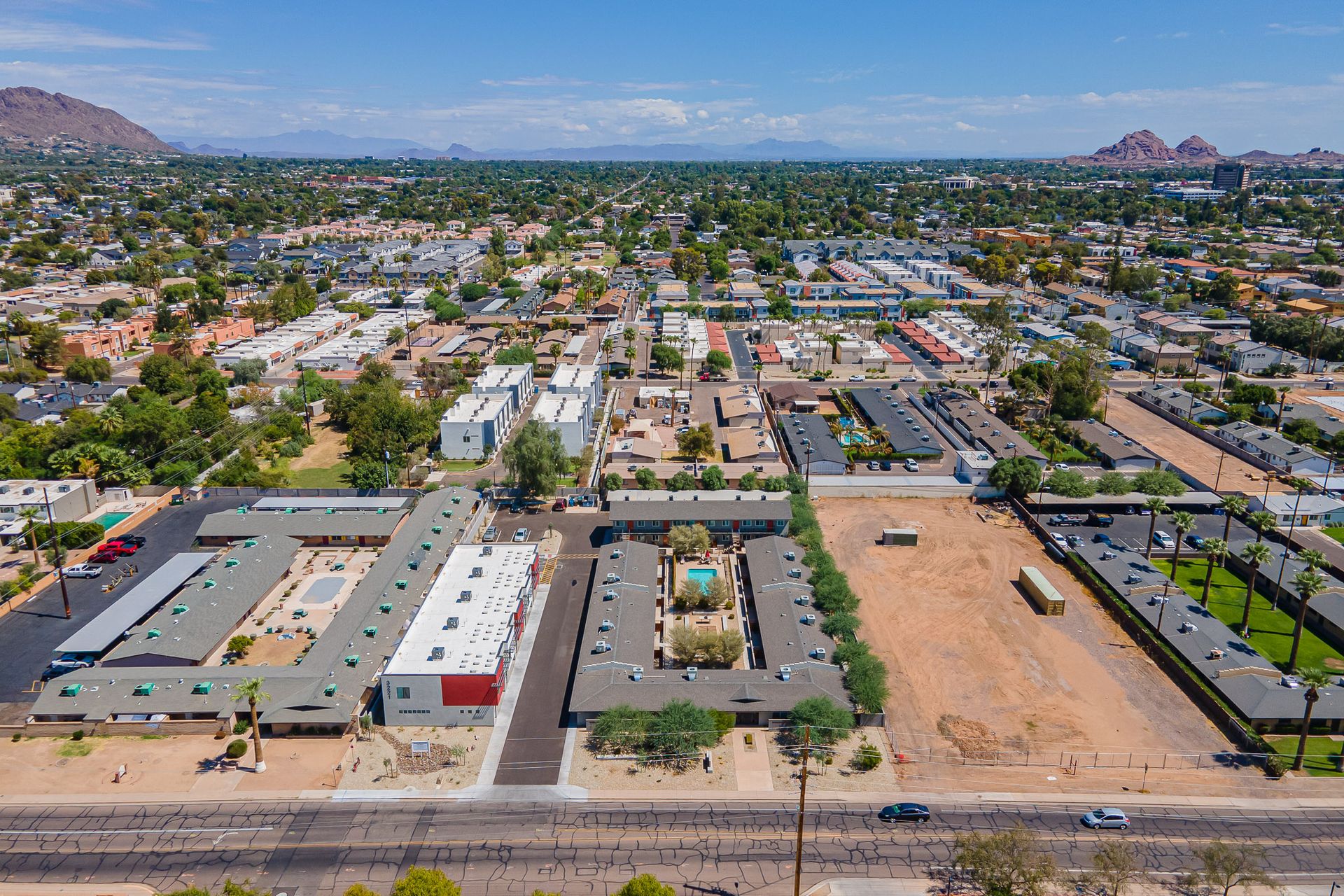 Aerial community view at La Vie.