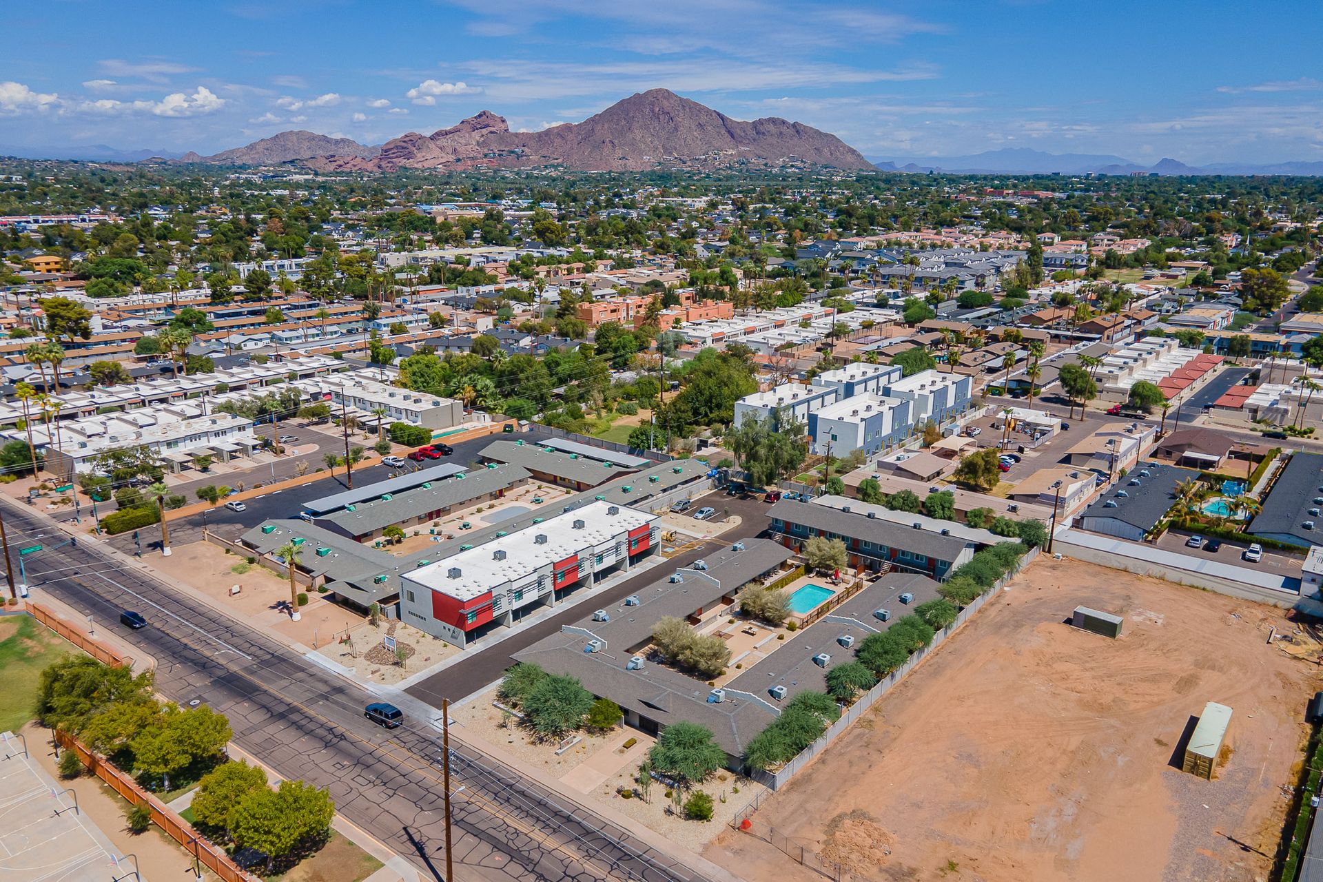 Aerial community view at La Vie.