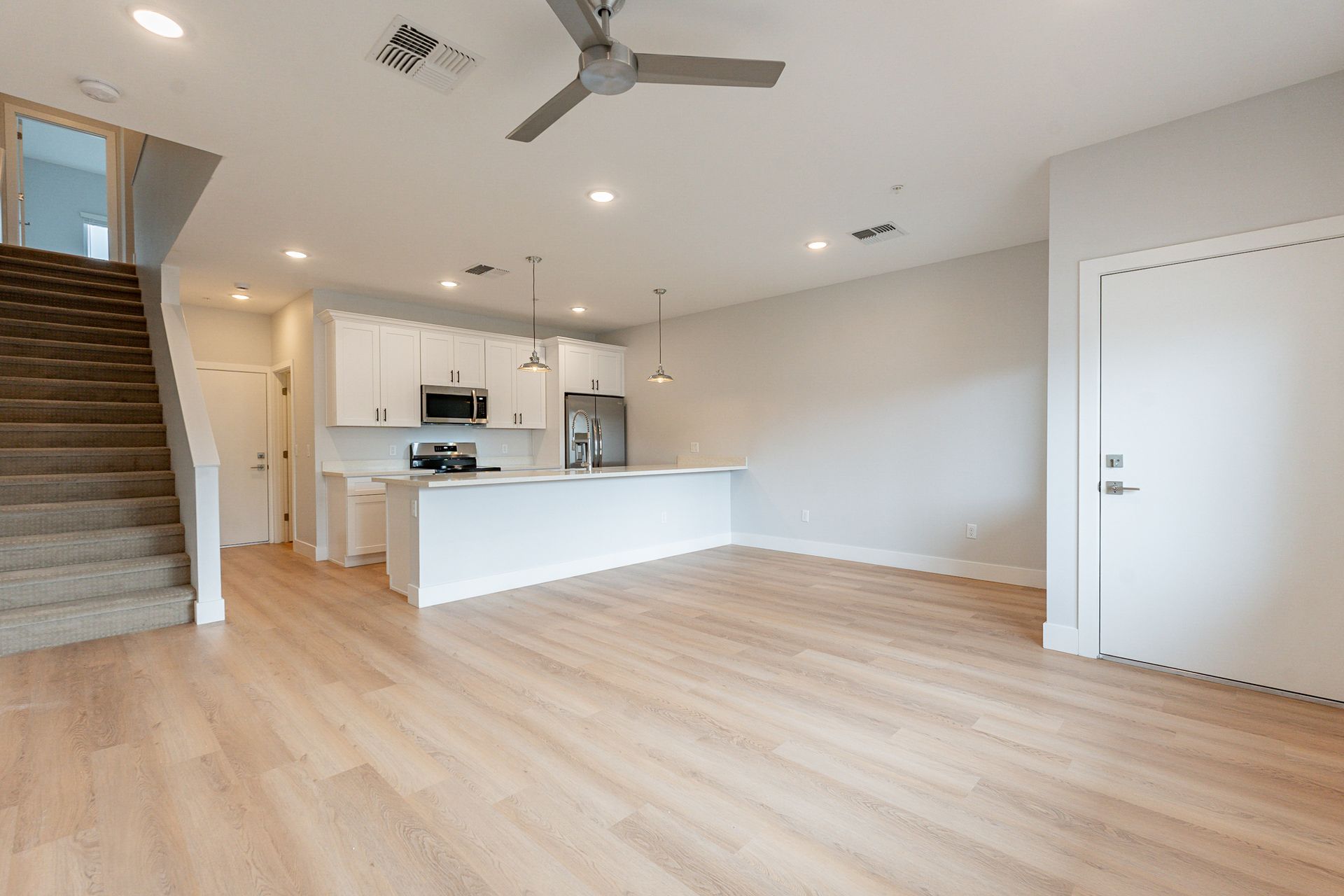 Unfurnished apartment interior — representative home at Halcyon on 18th Street.
