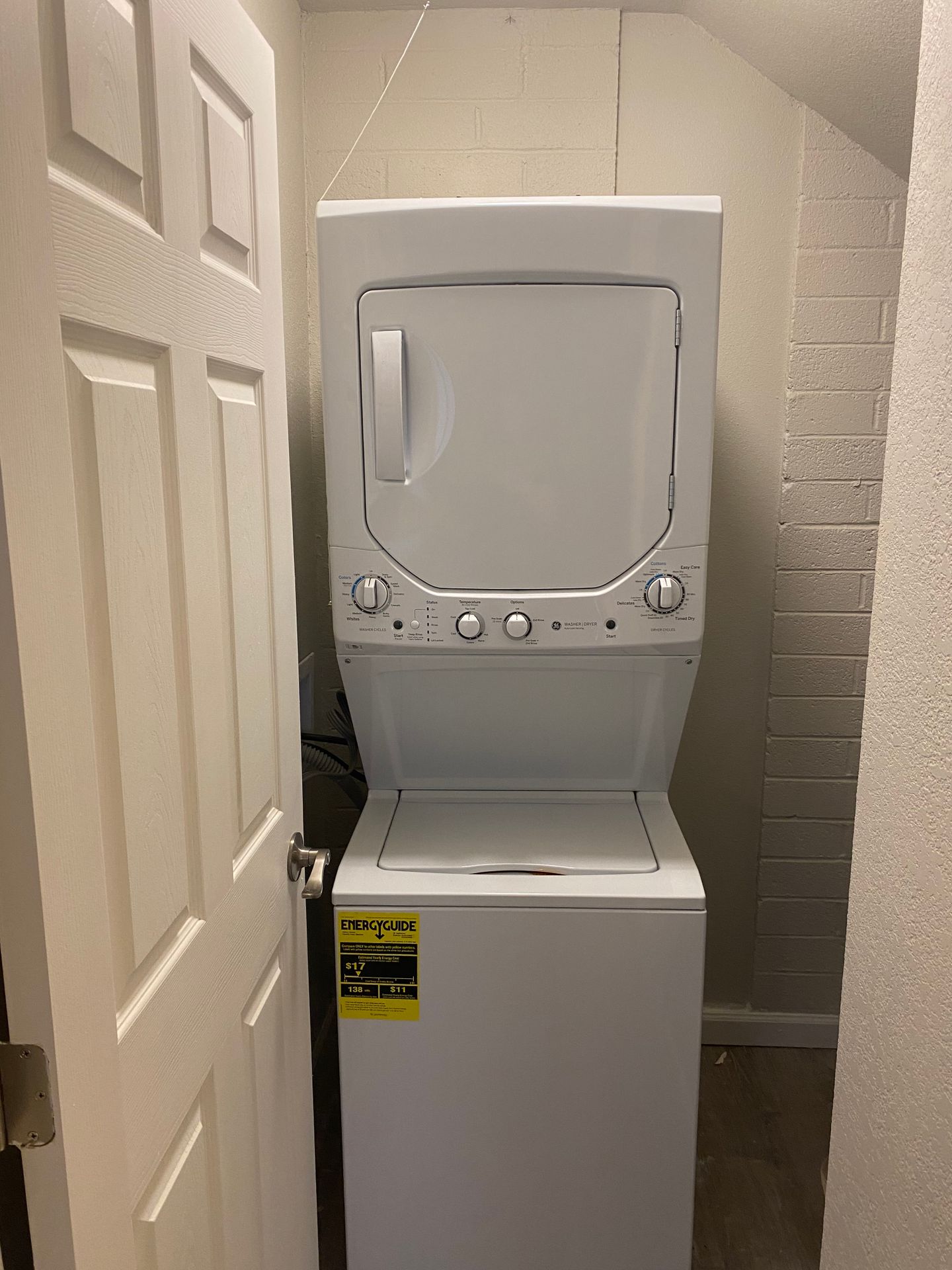 Representative in-home laundry area at The Spot.