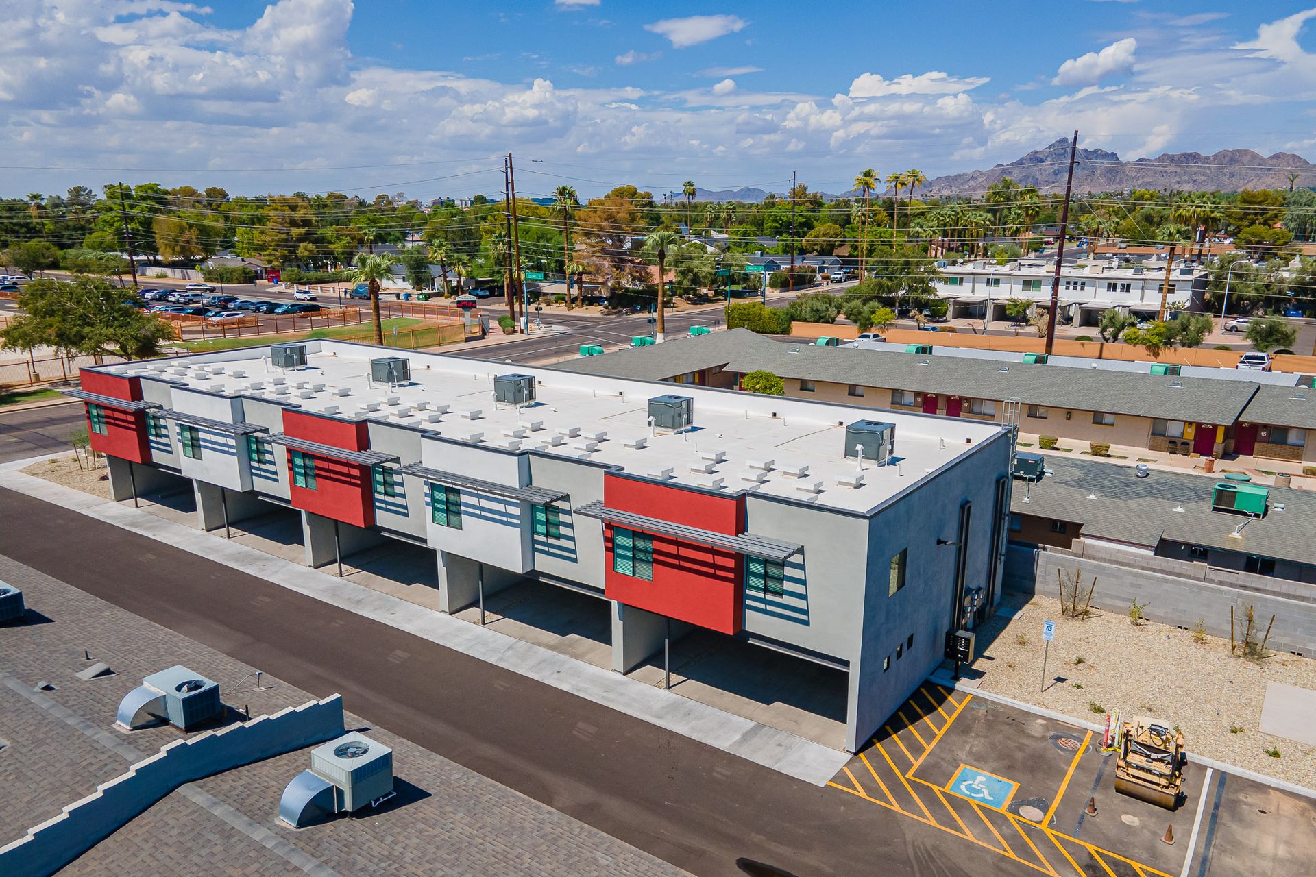 Aerial community view at La Vie.