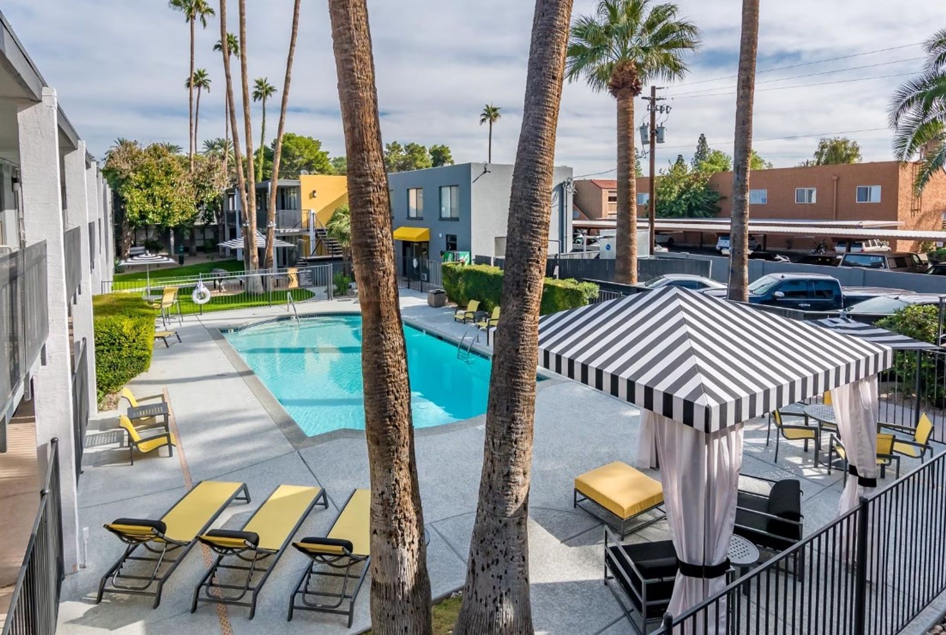 Pool and poolside area at The Marlowe.