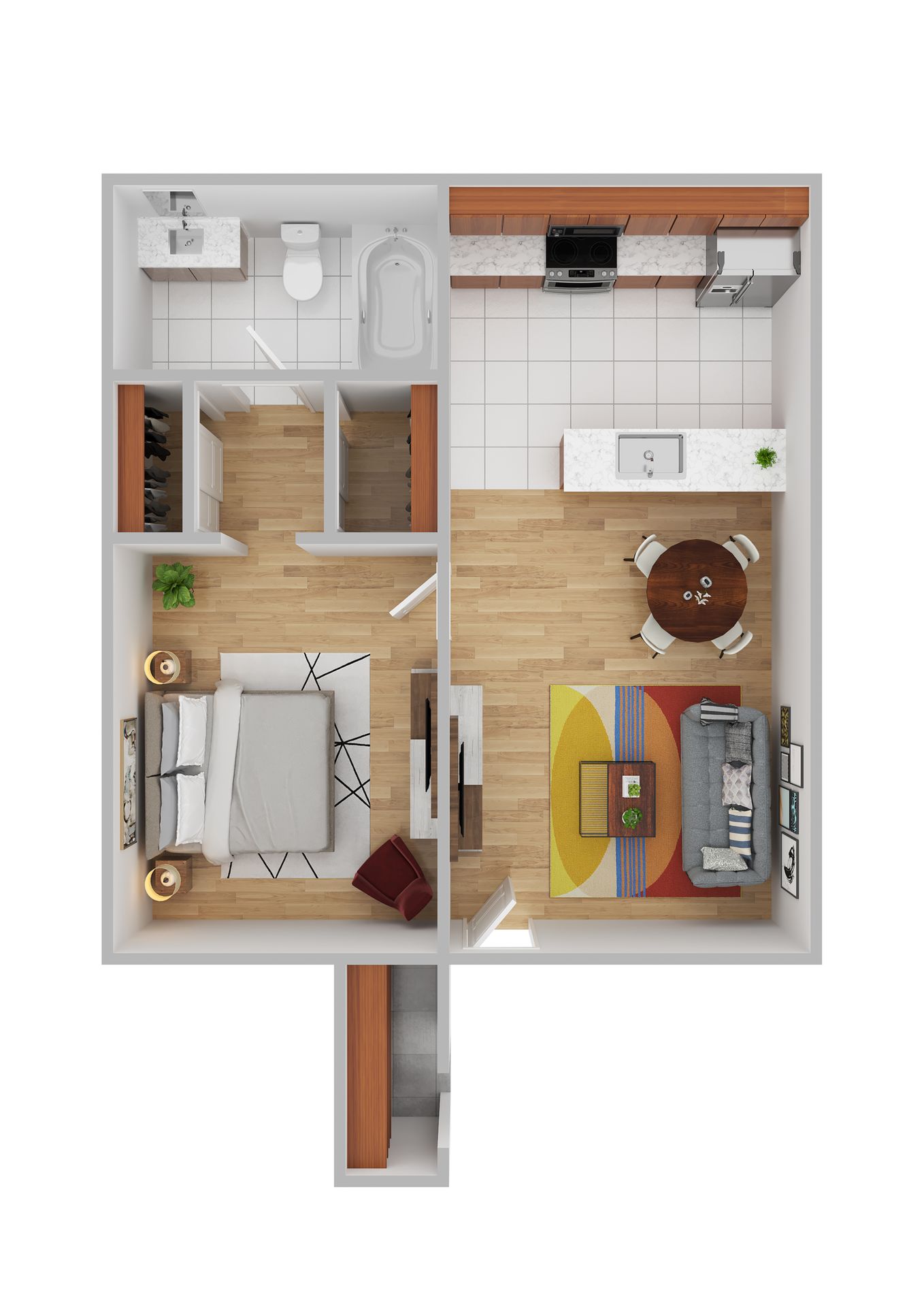 Phoenix Apartment: 402 N. 52nd St.