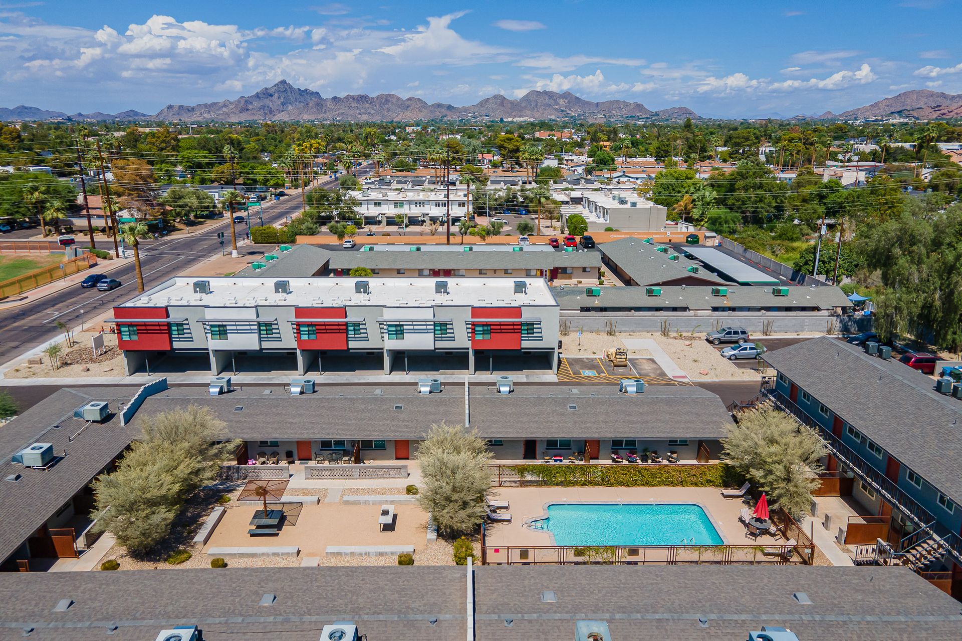 Aerial community view at La Vie.