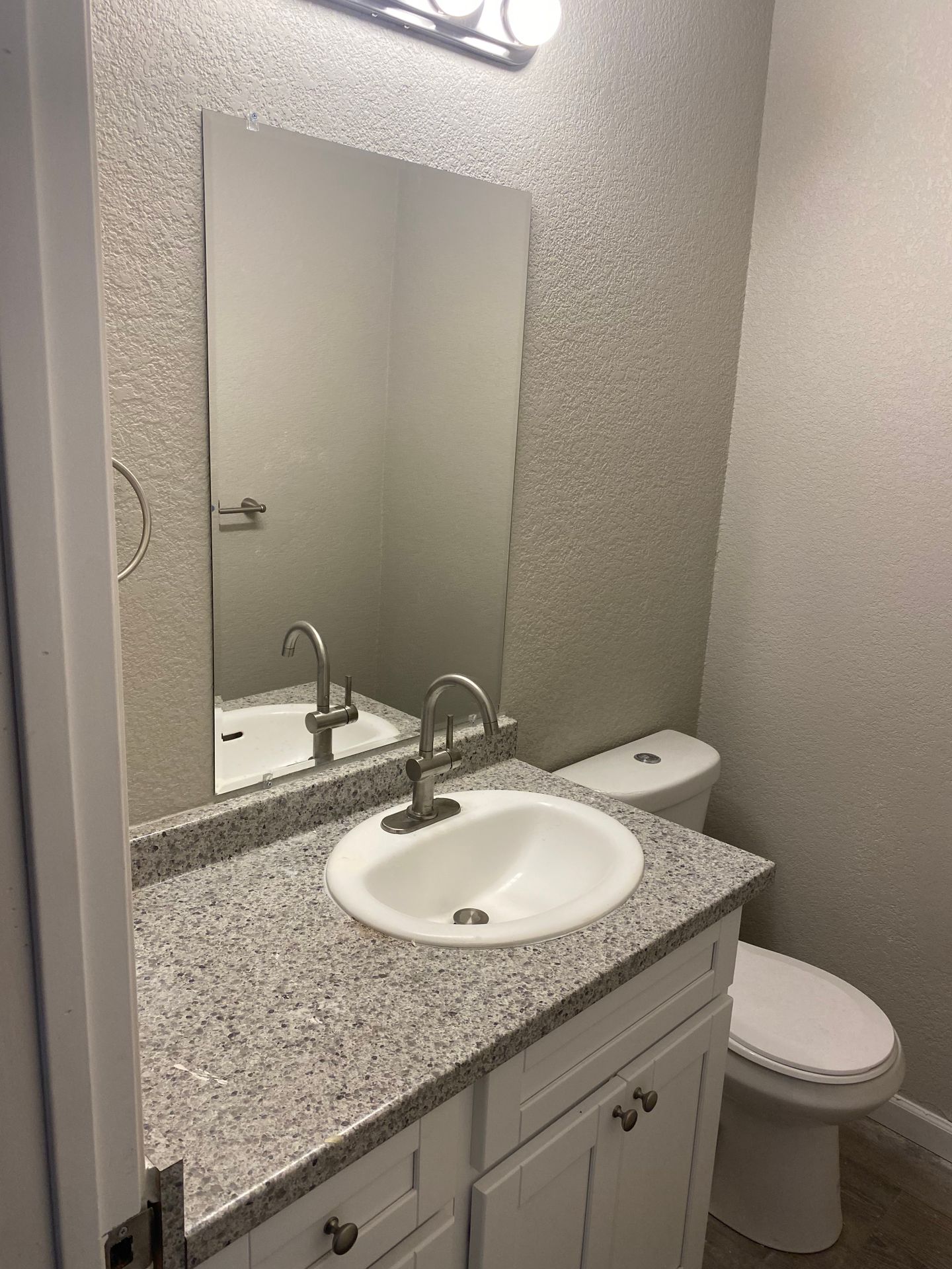 Representative apartment bathroom at The Spot.