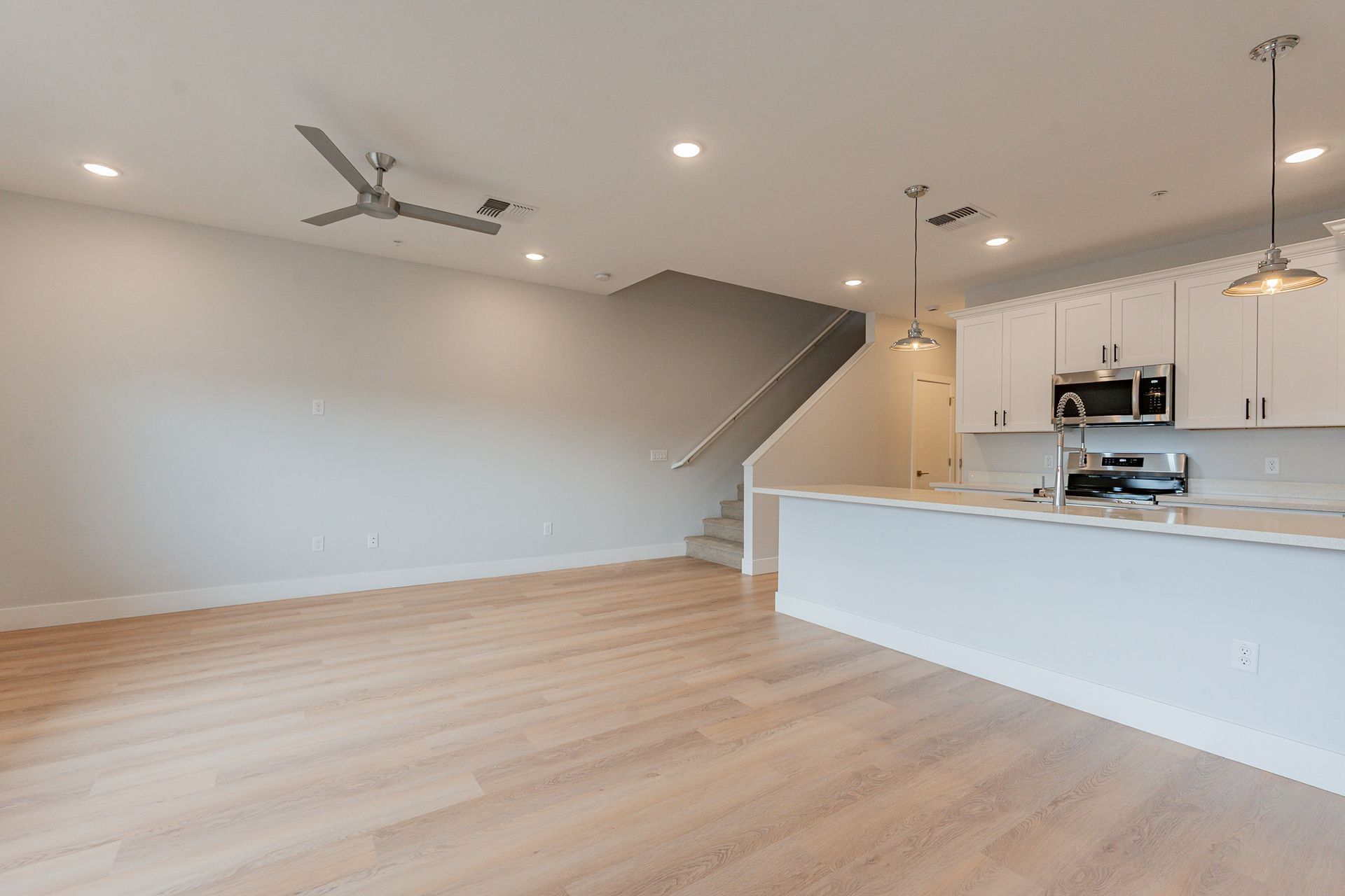 Unfurnished apartment interior — representative home at Halcyon on 18th Street.