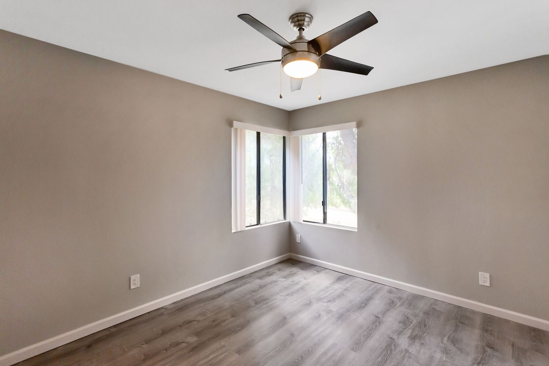 Unfurnished bedroom at Maryland Court.