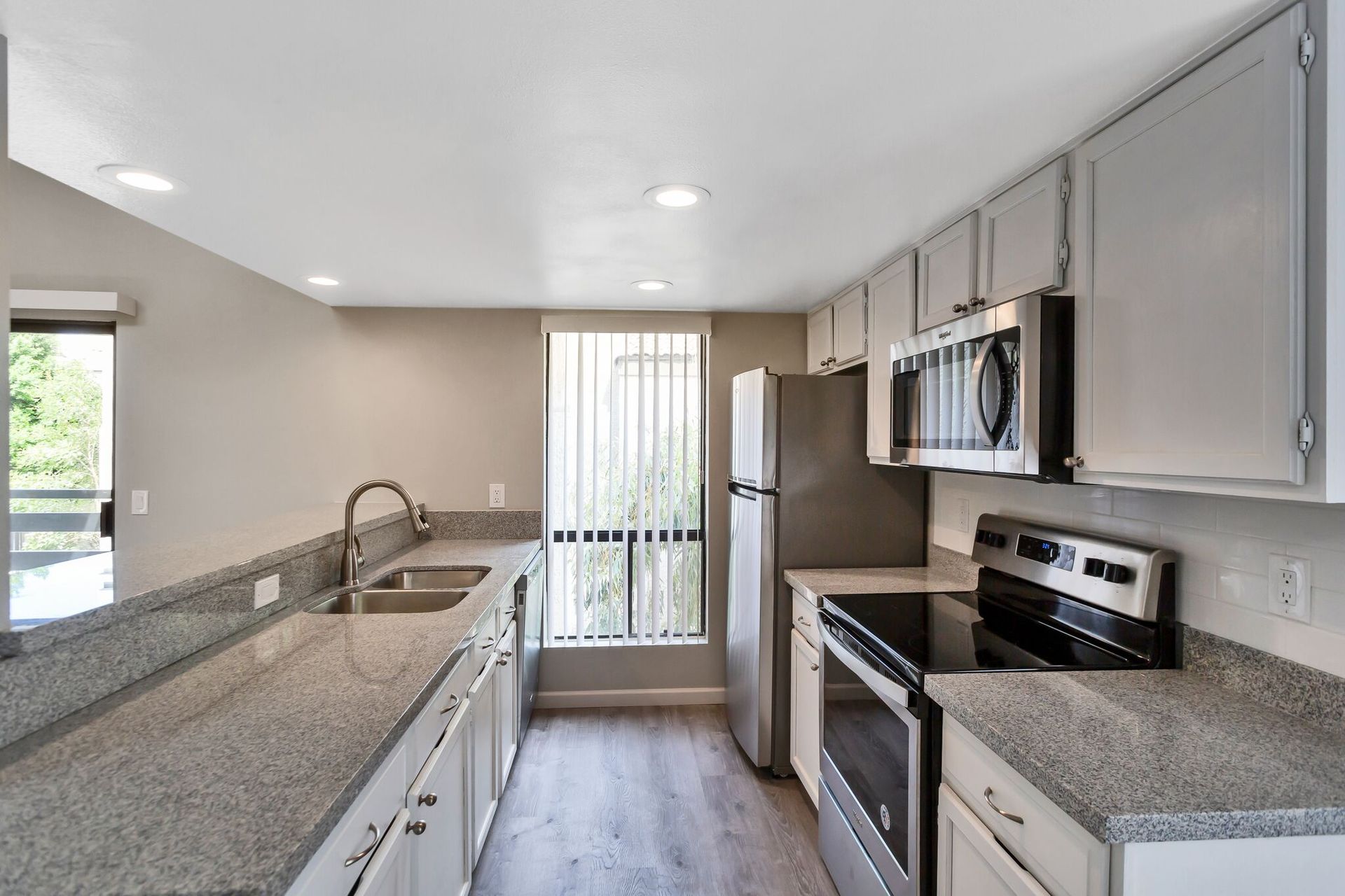 Apartment kitchen at Maryland Court.
