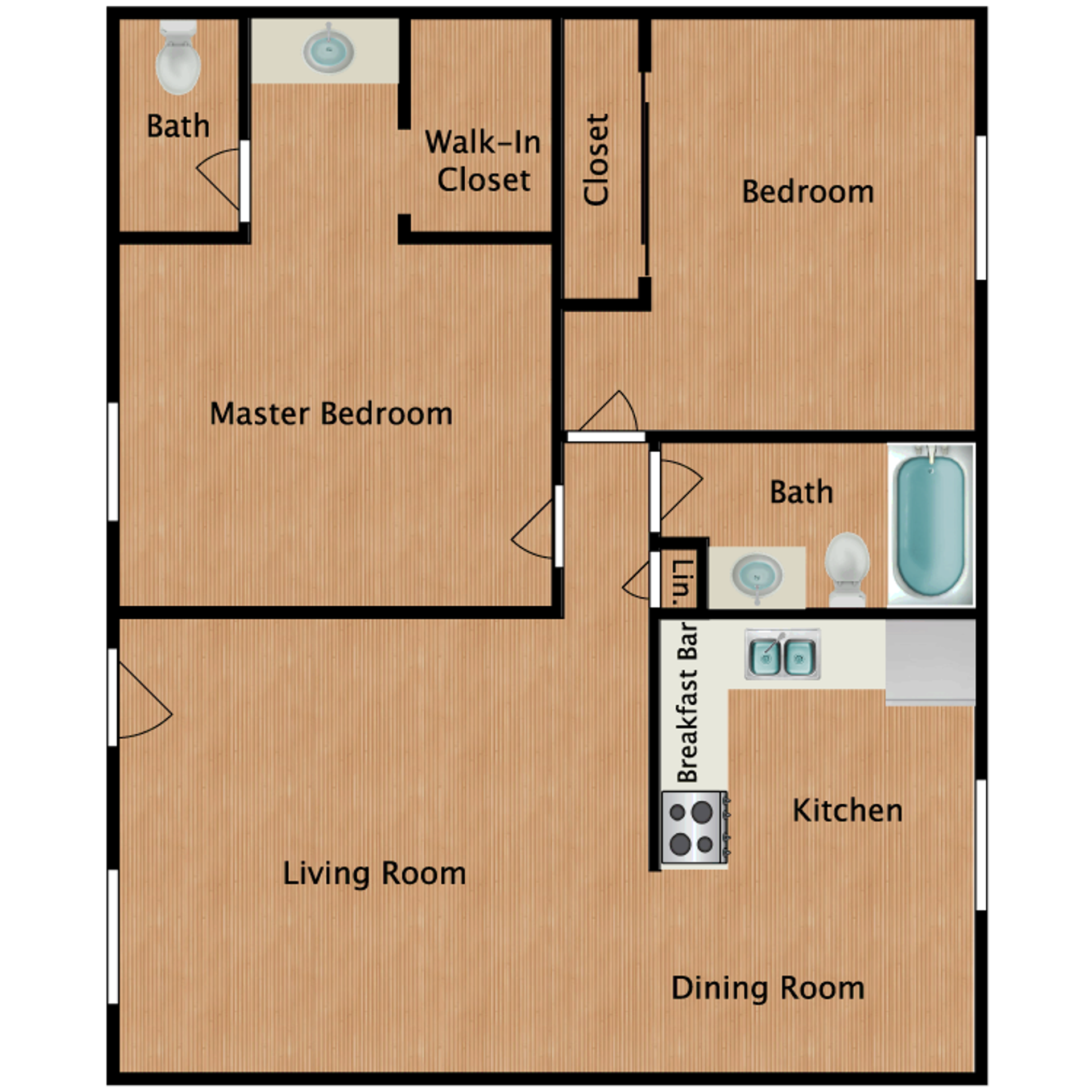 Lakeside Apartment: 9250 Winter Gardens & 12058 Rockcrest Rd.