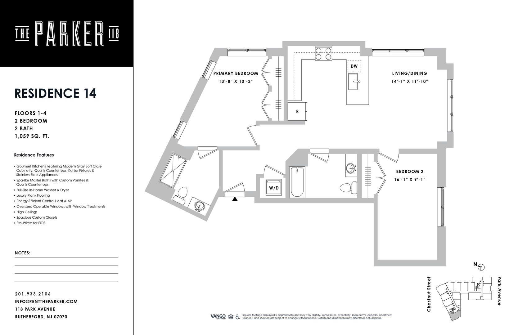 Rutherford Apartment: 118 Park Ave