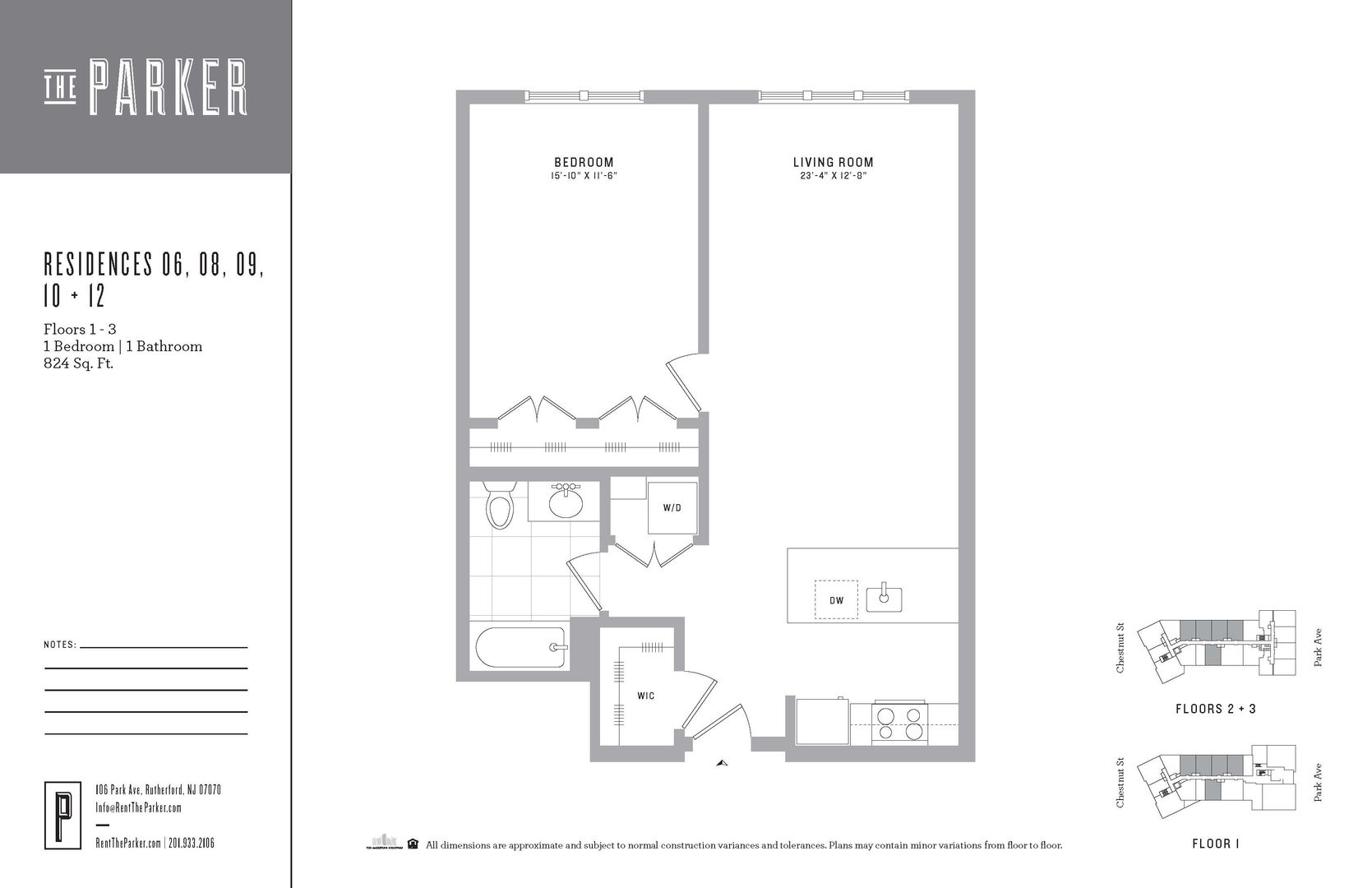 Rutherford Apartment: 106 Park Ave