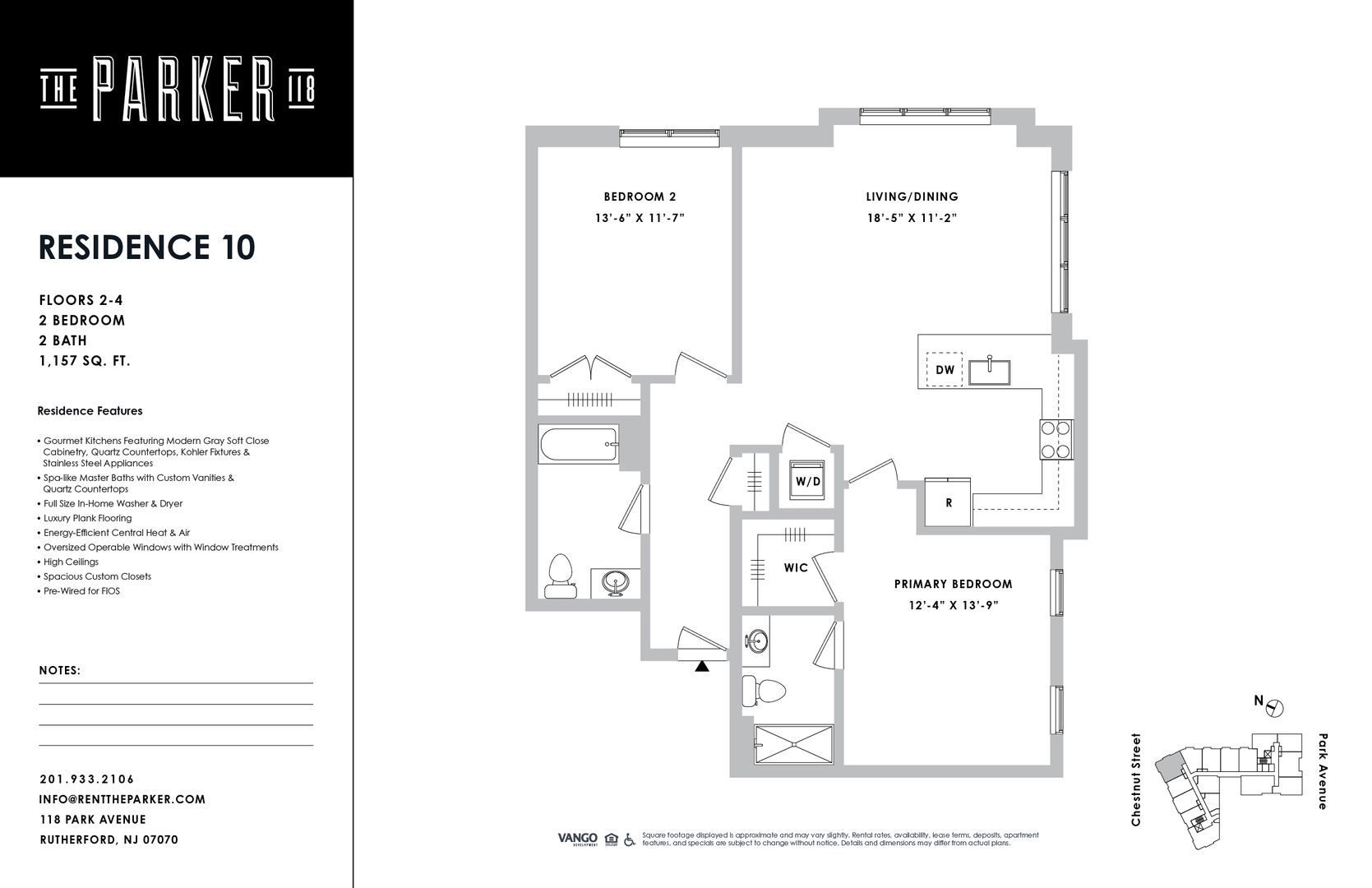 Rutherford Apartment: 118 Park Ave