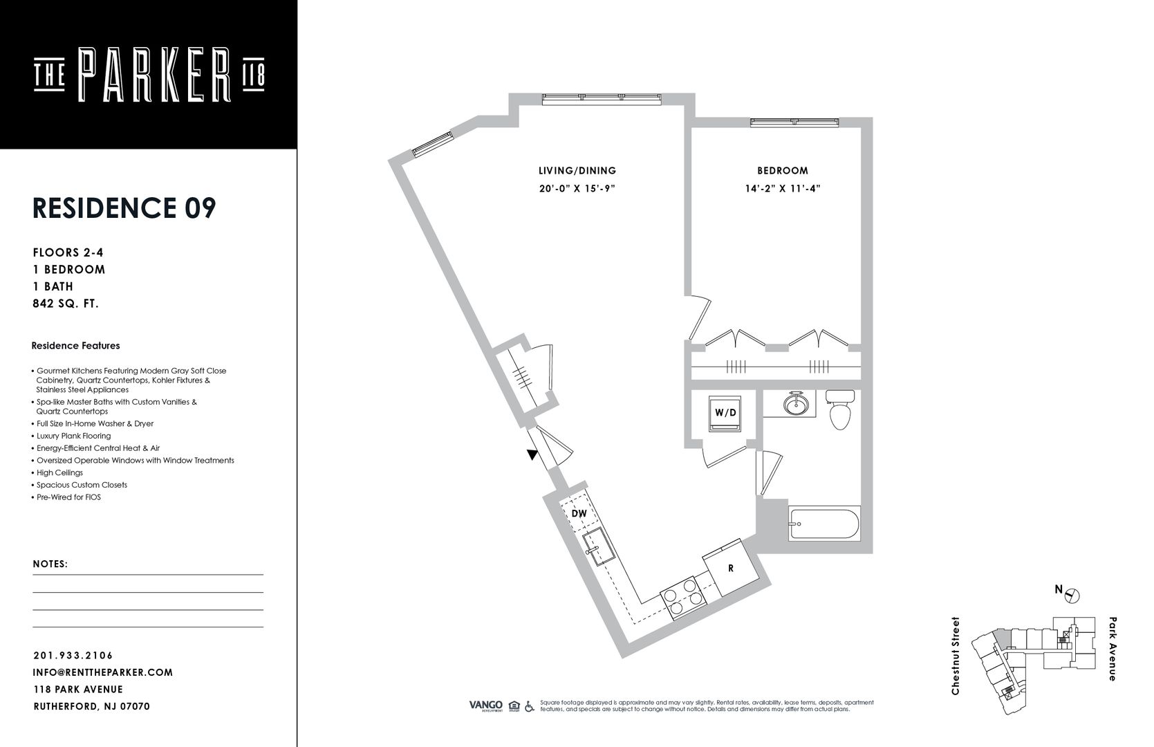 Rutherford Apartment: 118 Park Ave
