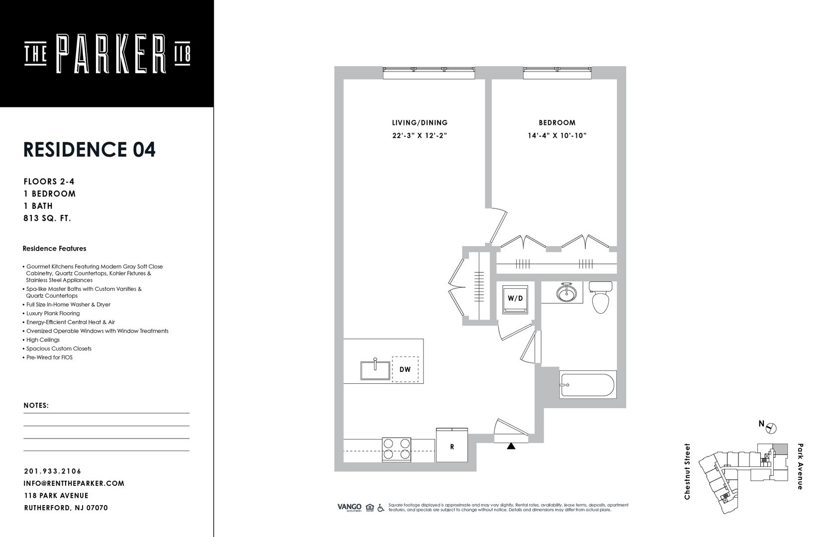 Rutherford Apartment: 118 Park Ave