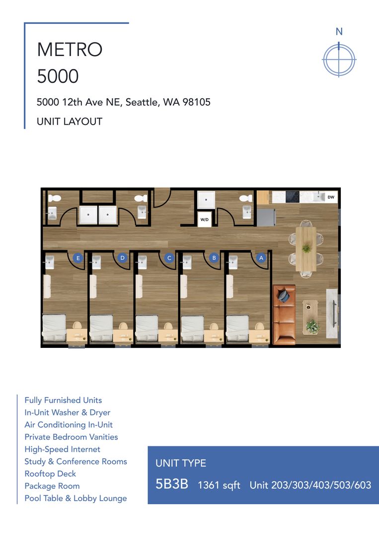 Seattle Apartment: 5000 12th Ave NE