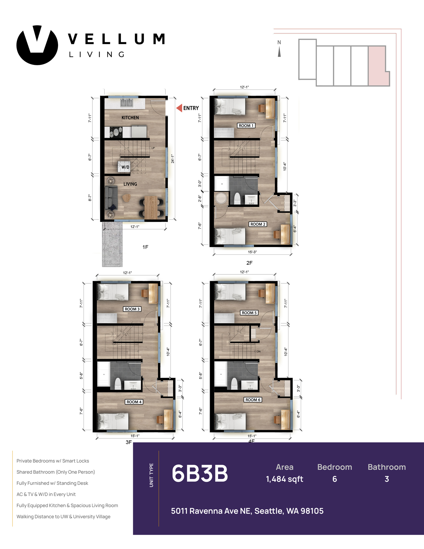 Seattle Townhome: 5011- 5039 Ravenna Ave NE