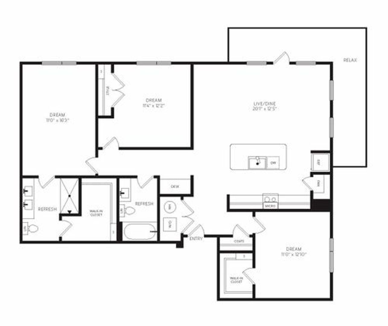 Longview Apartment: 1121 E Hawkins Parkway