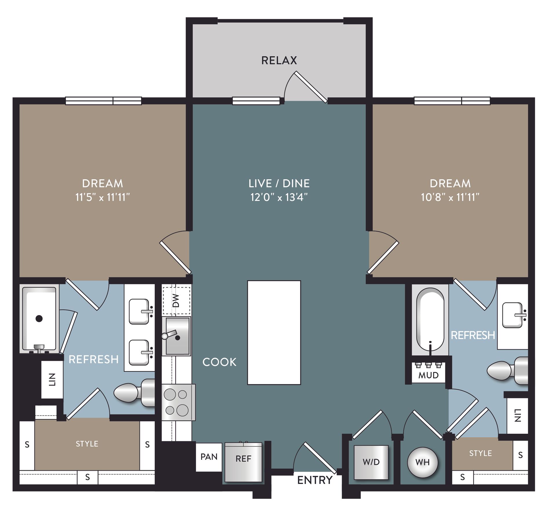 Terrell Apartment: 581 Crossroads Parkway