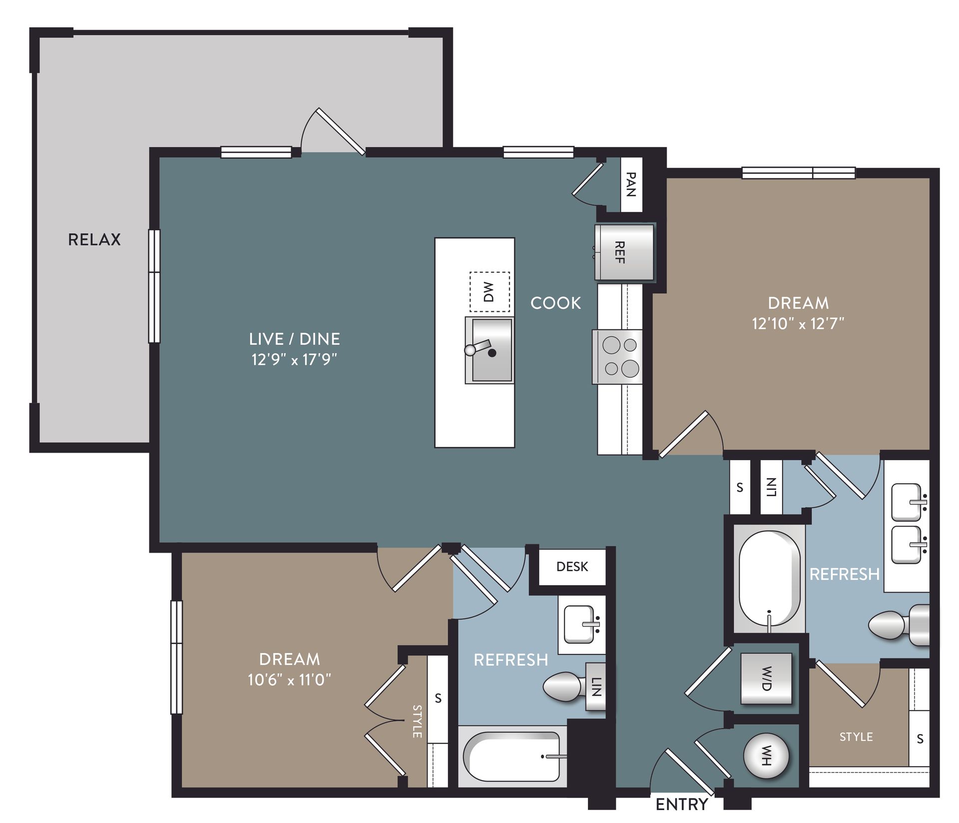 Terrell Apartment: 581 Crossroads Parkway