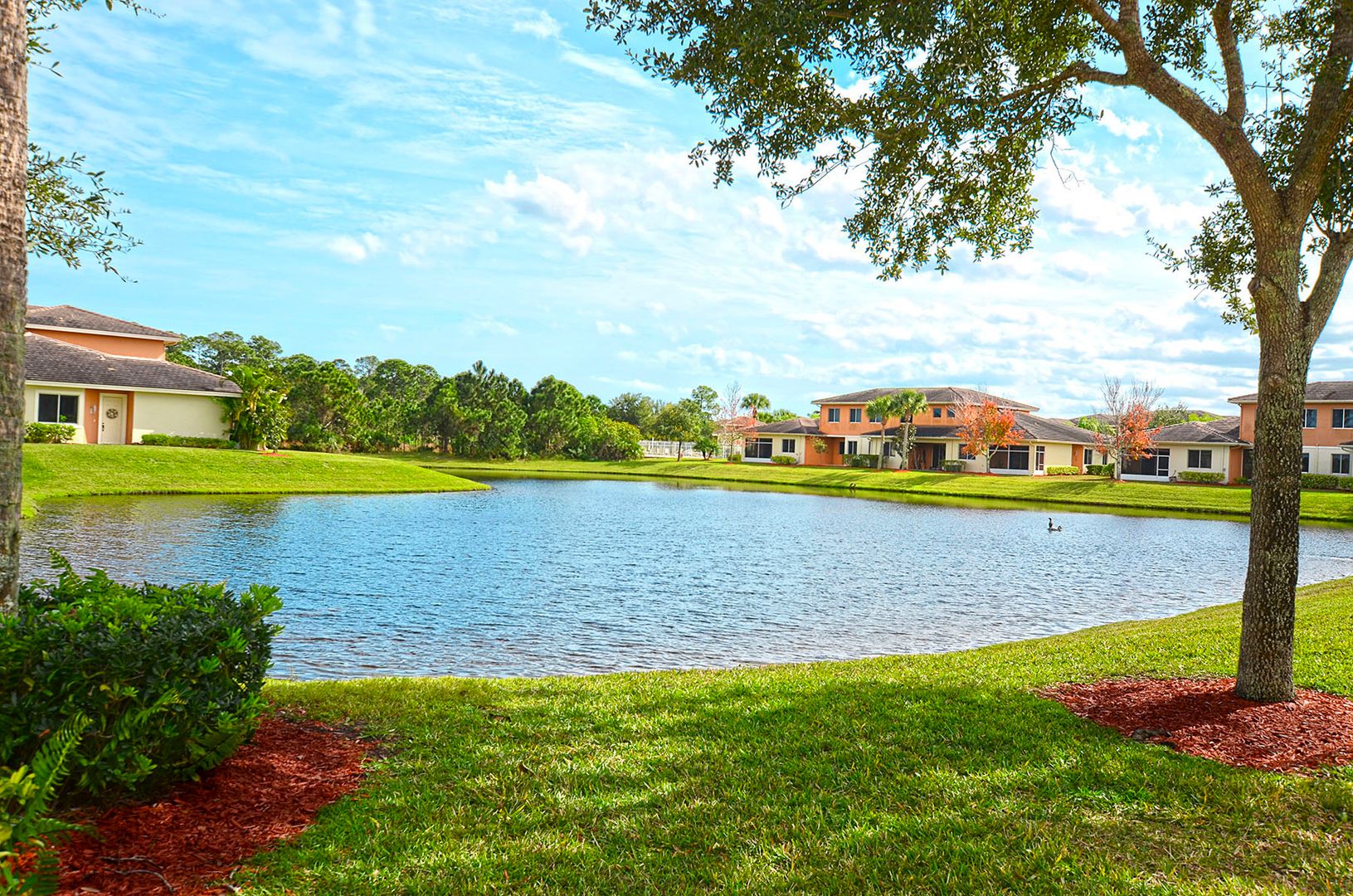 ANNUAL ONLY, unfurnished rental. This townhome, with beautiful views of