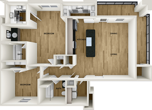 2 BEDROOM B – photo 1