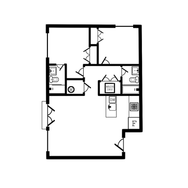 Luxury 2 Bedroom Apartment in Fishtown – photo 1