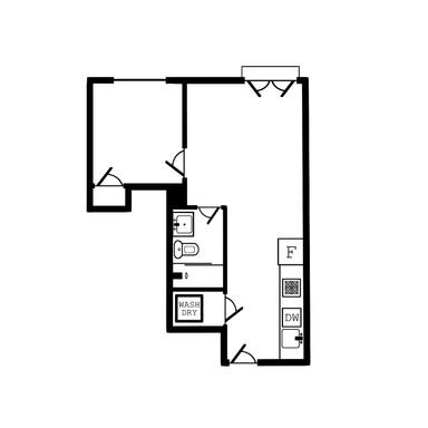 Luxury 1 Bedroom Apartment in Fishtown – photo 1