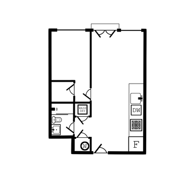 Luxury 1 Bedroom Apartment in Fishtown – photo 1