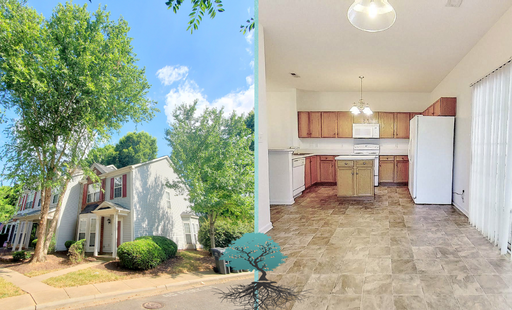 8955 Gerren Ct Charlotte NC 28217 End unit townhome with large kitchen – photo 1