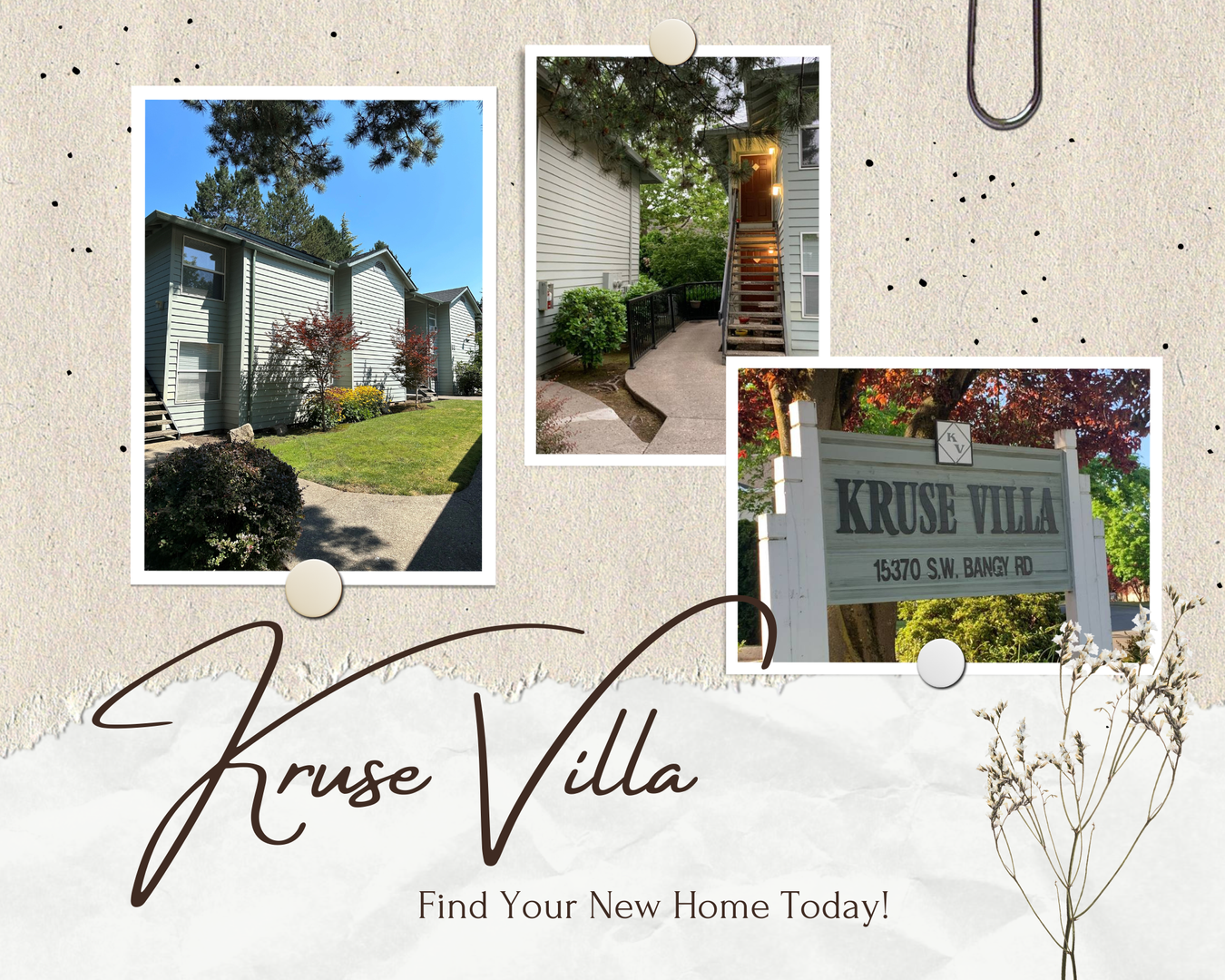 Lake Oswego Apartment: 15370 SW Bangy Rd