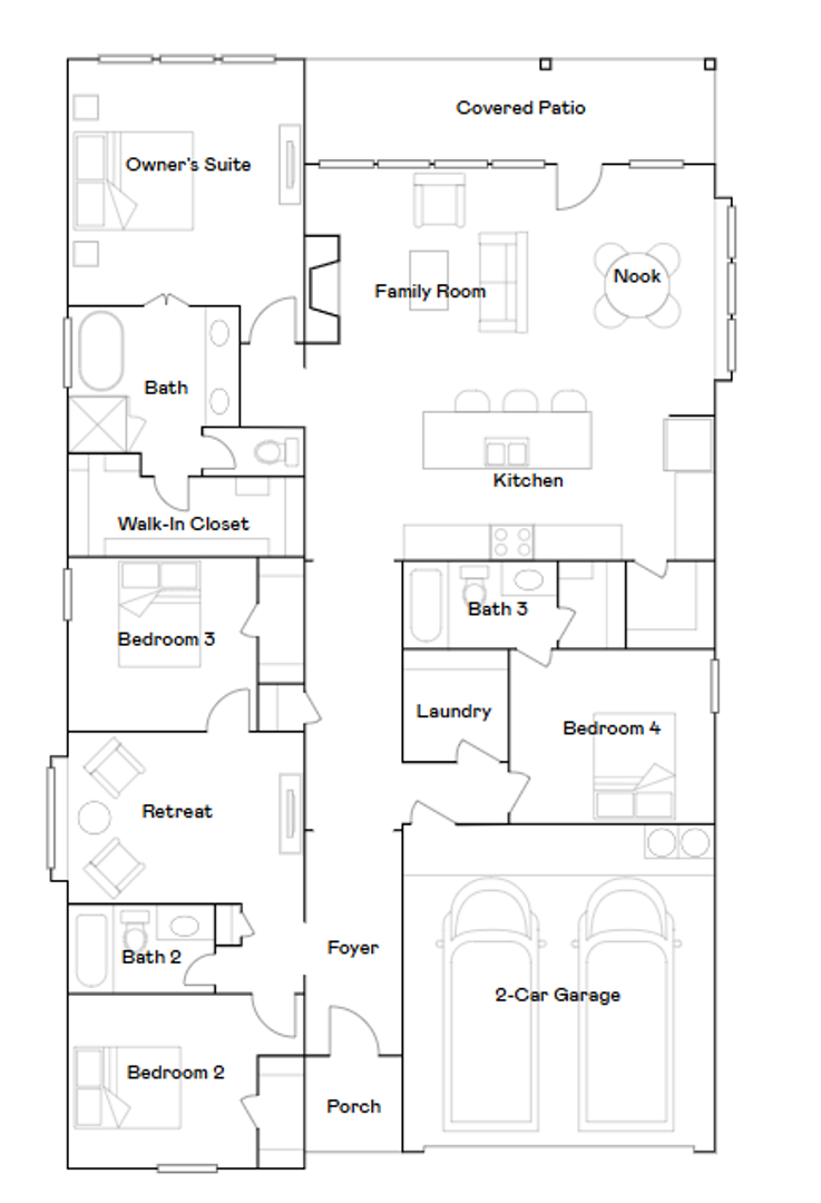 McKinney House: 804 Warleggan Way,