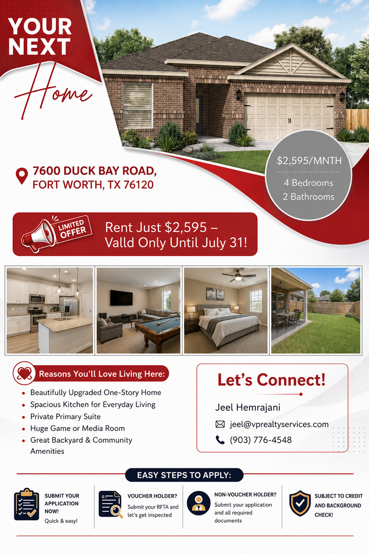 Fort Worth House: 7600 Duck bay Road