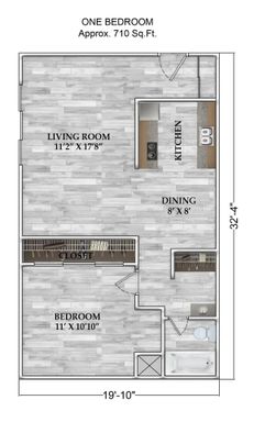 1 Bed 1 Bath Rental at W 1526 Bell St 211, Amarillo, TX – photo 1