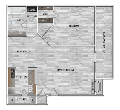 1 Bedroom Rental – 17715 Wayforest Dr 1003, Houston, TX 77060