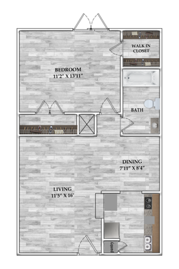 1 Bedroom Rental – 17103 Imperial Valley Dr 269, Houston, TX 77060