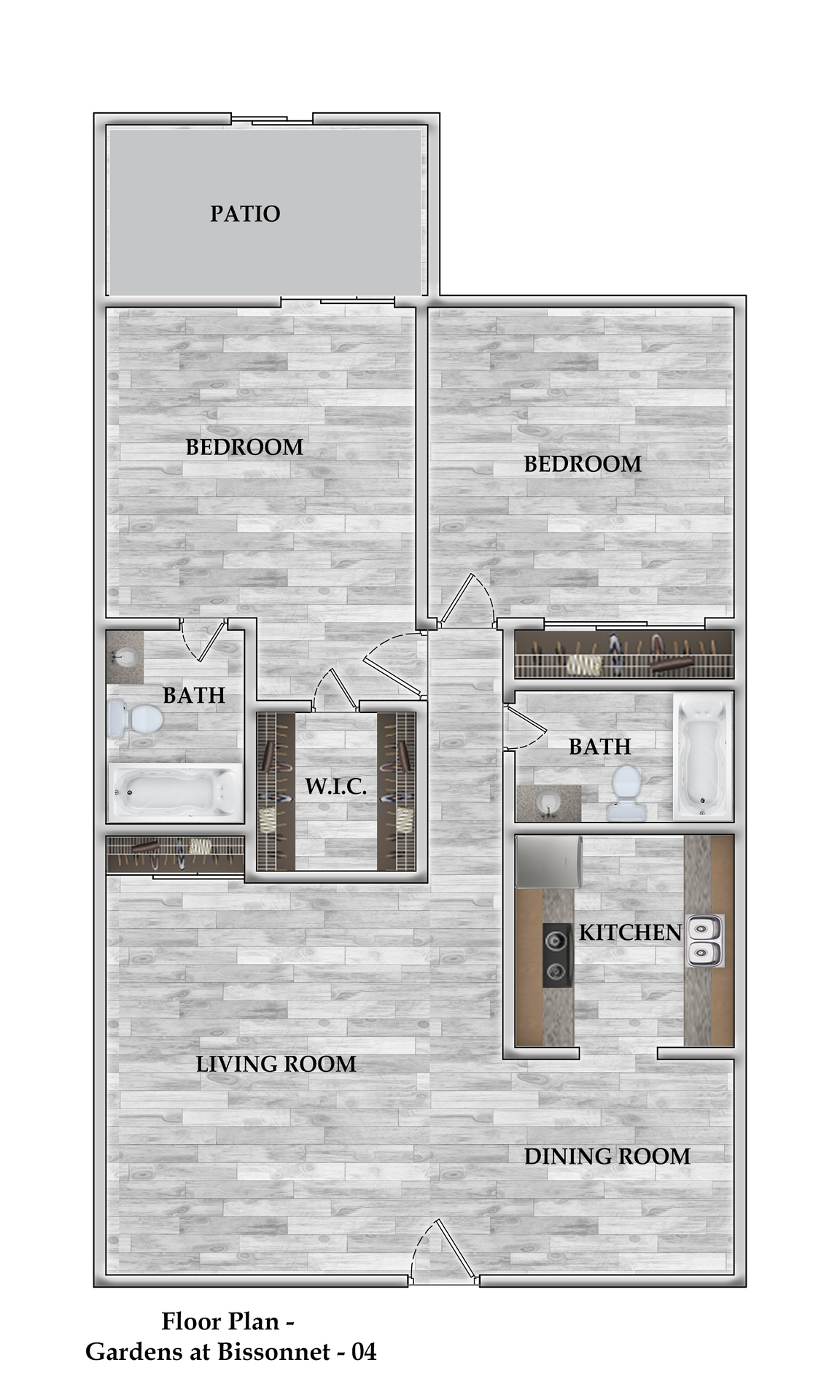 Houston Apartment: 7400 Bissonnet St
